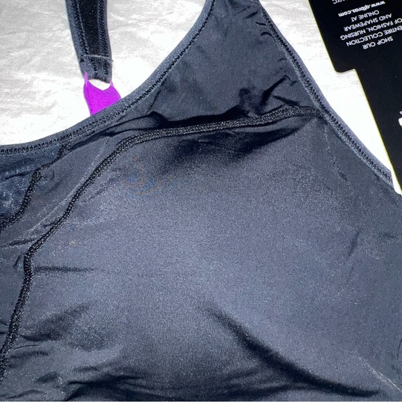 QT Intimates Wirefree Comfort Bra size 2X NEW PADDED Black - Picture 9 of 9
